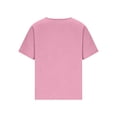 thumbnail image 4 of CONZONE Women's Cotton Linen Tshirts Short Sleeve T Shirts for Women Casual Crew Neck Solid Color Lightweight Tees Soft Cozy Tops, 4 of 5
