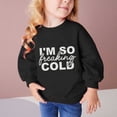 thumbnail image 3 of Elainilye Fashion Toddler Sweatshirt Middle Big Girls Boys Heart Print Long Sleeve Top Sweatshirt Sizes 2-10Y,Black, 3 of 5