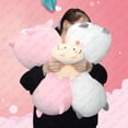 thumbnail image 5 of Kiddopark 8 inch Cute Bear Plush Stuffed Squishy Animal Cylindrical Body Pillow,Super Soft Cartoon Hugging Toy Gifts for Bedding, 5 of 5