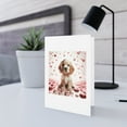thumbnail image 5 of DistinctInk Greeting Card / Note Card - Valentine's Day Cocker Spaniel Puppy - PACK of 1, 5 of 7