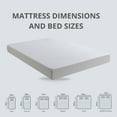 MLILY Ego White 6 inch Memory Foam Mattress, Twin Mattress in a Box