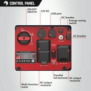 PowerSmart Portable Powered 3600W,Usb Output, Low Noise Quiet for Home Gas Inverter Generator EPA Compliant