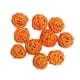 thumbnail image 5 of 10 bolas de mimbre de ratán para relleno de jarrones para decoración de bodas, fiestas y Navidad. naranja, 5 of 6