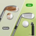 thumbnail image 4 of shiyou-Golf Club Brush, Pro Golf Club Cleaner Brush Set, Golf Ball Brush Cleaning Brush Telescopic Pull Loop Brush + Rag, Golf Ball Accessories, Best Essentials Golf Accessories Gifts for Men ﻿, 4 of 4