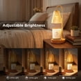 thumbnail image 4 of RideHaven Candle Warmer Lamp, 2/4/8H Timer, 4-Level Dimming, Wood Base, 4 of 8