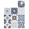 thumbnail image 4 of Azulejo de pared Vinilo Flor Etiqueta de la pared Mural Calcomanía para azulejos Etiqueta autoadhesiva impermeable para azulejos, MZ-2-140, Grande Inevent HA002473-143, 4 of 6