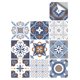 thumbnail image 4 of Azulejo de pared Vinilo Flor Etiqueta de la pared Mural Calcomanía para azulejos Etiqueta autoadhesiva impermeable para azulejos, MZ-2-140, Mediana tholdsy HA002473-113, 4 of 6