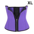 thumbnail image 2 of Minnieouse Entrenador de cintura con cierre de cremallera de 3 filas para mujer Ropa interior Púrpura SG, 2 of 6
