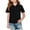 Black, variant on YOUYEDIAN Girls Short Sleeve Polo Shirt Kids Collared Button Down School Uniform T Shirt Casual Golf Athletic Tops (White, 6-7 Years)