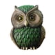 thumbnail image 3 of Colección de adornos de búho, escultura, estatua de búho, figura de pájaro para repisa de sala de estar verde, 3 of 9