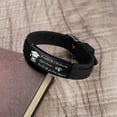 thumbnail image 3 of 2023 Unique Graduation Gifts for him,Personalized Graduation Bracelets-Sport Silicone Stainless Steel inspirational Bracelets, 3 of 4
