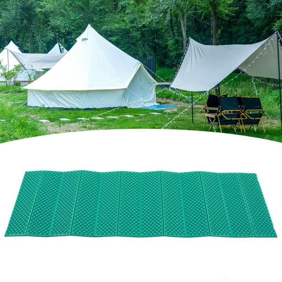 Tapis de Camping en Mousse Pliable en Forme de Boîte à Œufs 186x57CM Épaissi pour Camping en Plein Air, Randonnée, Pique-Niques avec Fond Résistant aux Taches
