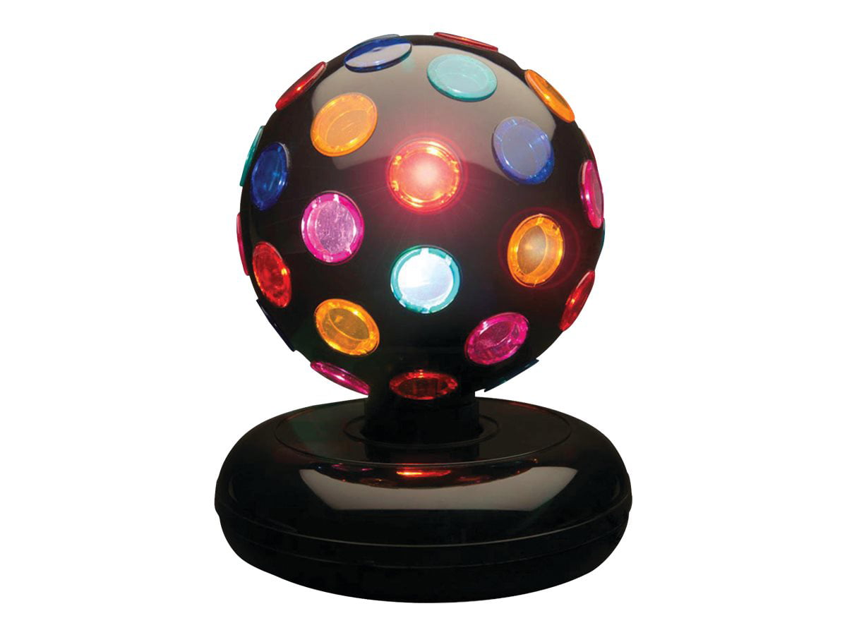 NEW 7" Plastic Color Rotating Ball Star Disco Light 
