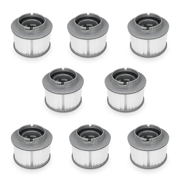 Lafiucy Replacement Filter For Mspa Fd2089, Filter Cartridge Pump For Swimming Pool Hot Subs And Spas, 8pcs