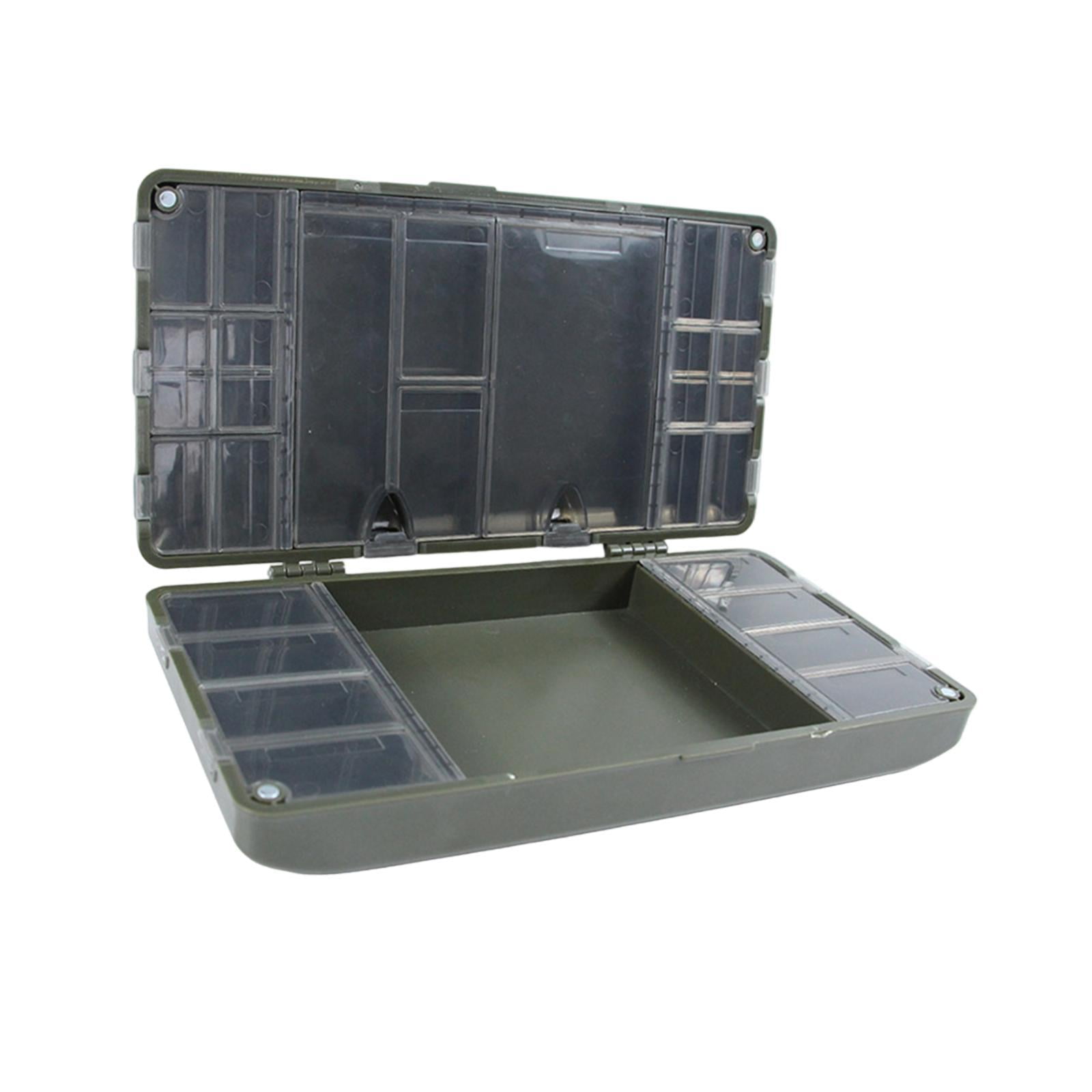 Fishing Tackle Box Organizer Storage Case PP Material Large Capacity Compartments for Fishing Enthusiasts