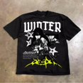 thumbnail image 3 of Retro Aespas Winter Lemonade Graphic T-Shirt, Vintage Music Theme Casual Tee, 3 of 7