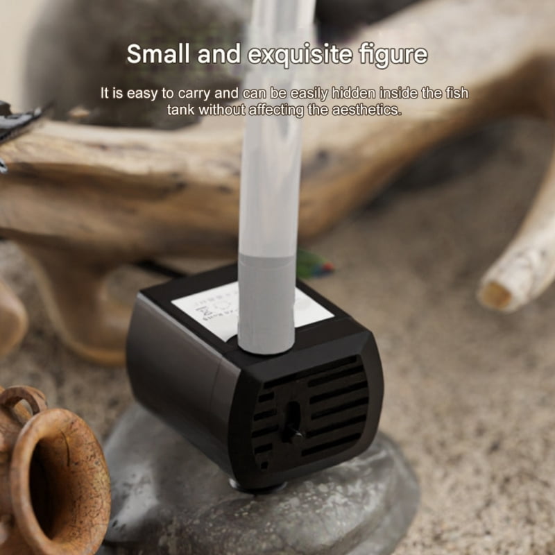 Water Pump Fish Tank Fountain Aquarium Filter Low Noise Brushless Motor