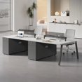 thumbnail image 2 of Fashion Ideas Desk Tables Storage Drawers Set Executive Conference Elegant Office Desk Designer Mesa Computador Room Furniture My Lux Decor Round, 2 of 26