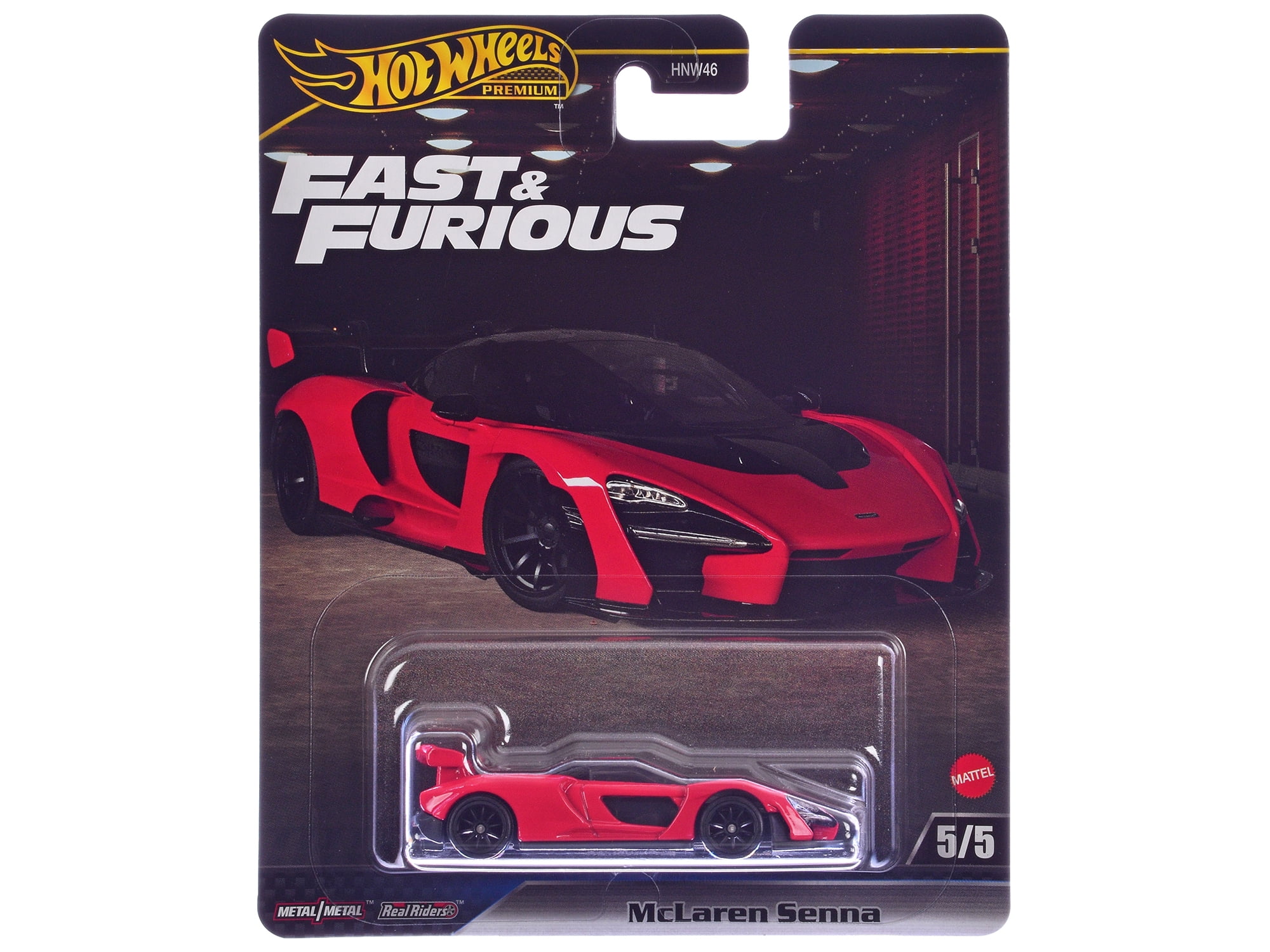 "Fast & Furious" 2024 5 piece Set J Diecast Model Cars by Hot Wheels