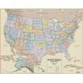 thumbnail image 2 of Hemispheres Boardroom Series United States Laminated Wall Map, 2 of 2