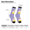 thumbnail image 6 of Uemuo Corgi Washing in Bathtub Pattern Women's Crew Socks, Soft Durable Breathable Moisture-Wicking with Odor Control Cotton socks, 6 of 9