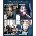 thumbnail image 5 of AI Translation Earbuds Real Time, 144 Language Translator Earbuds OWS 3-in-1 Translation Headphones, Translation Device for Travel Business Learning Compatible with iOS and Android（Black）, 5 of 17
