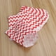 thumbnail image 4 of KAKOWELY 25 bolsas de papel desechables con forma de V y diseño ondulado para alimentos, respetuosas con el medio ambiente, para fiestas (rojas), 4 of 4
