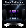 thumbnail image 1 of [2 piezas] para pantalla de privacidad de vidrio templado compatible con iPhone 14 Pro Max vidrio protector 6.7", película Anty-Spy compatible con película protectora iPhone 14 Pro Max, 1 of 7