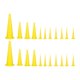 thumbnail image 2 of 22 tapones de goma resistentes al aceite para orificios de mangueras mecánicas. Amarillo, 2 of 8