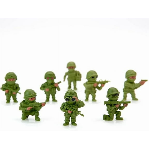Entervending Bulk Toys - 100 Pcs Bulk Party Favor Toys - Soldiers Figurines - Kids Party Supply Toys - Bulk Party Toys - Kids Party Favors in Bulk - Bulk Prizes for Kids