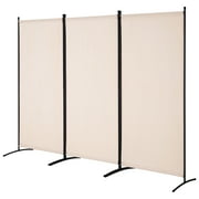 KFFKFF Space Separator, Tri-Fold Privacy Barrier, Collapsible Seclusion Screen and Movable Space Divider for Area Division, Independent Space Dividers for Workspace, Sleeping Area, Study Room