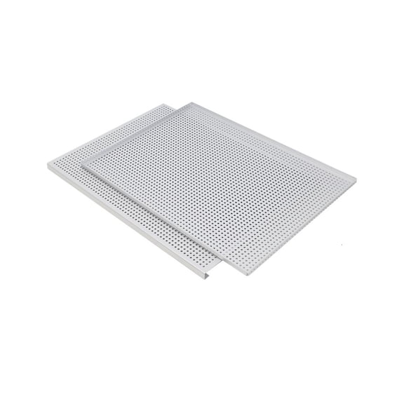 YIGSECU Pack of 2 Extra Large 60x40cm Anodized Aluminum Roasting Pan Durable Oven Tray For Pastries Bread And Party Baking
