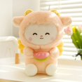 thumbnail image 1 of Cute / Soft / Cartoon / Little Sheep Plush Toy/ Little Sheep Doll Eating Watermelon/ Children's Birthday Gift/ Christmas Giftpink45cm Deng Xun unisex, 1 of 1