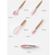 thumbnail image 5 of Juego de utensilios de cocina, 11 piezas de herramientas de silicona resistentes al calor, antibacterianas, mangos de madera ergonómicos, antiadherentes, para cocinar de forma segura, color rosa,, 5 of 8