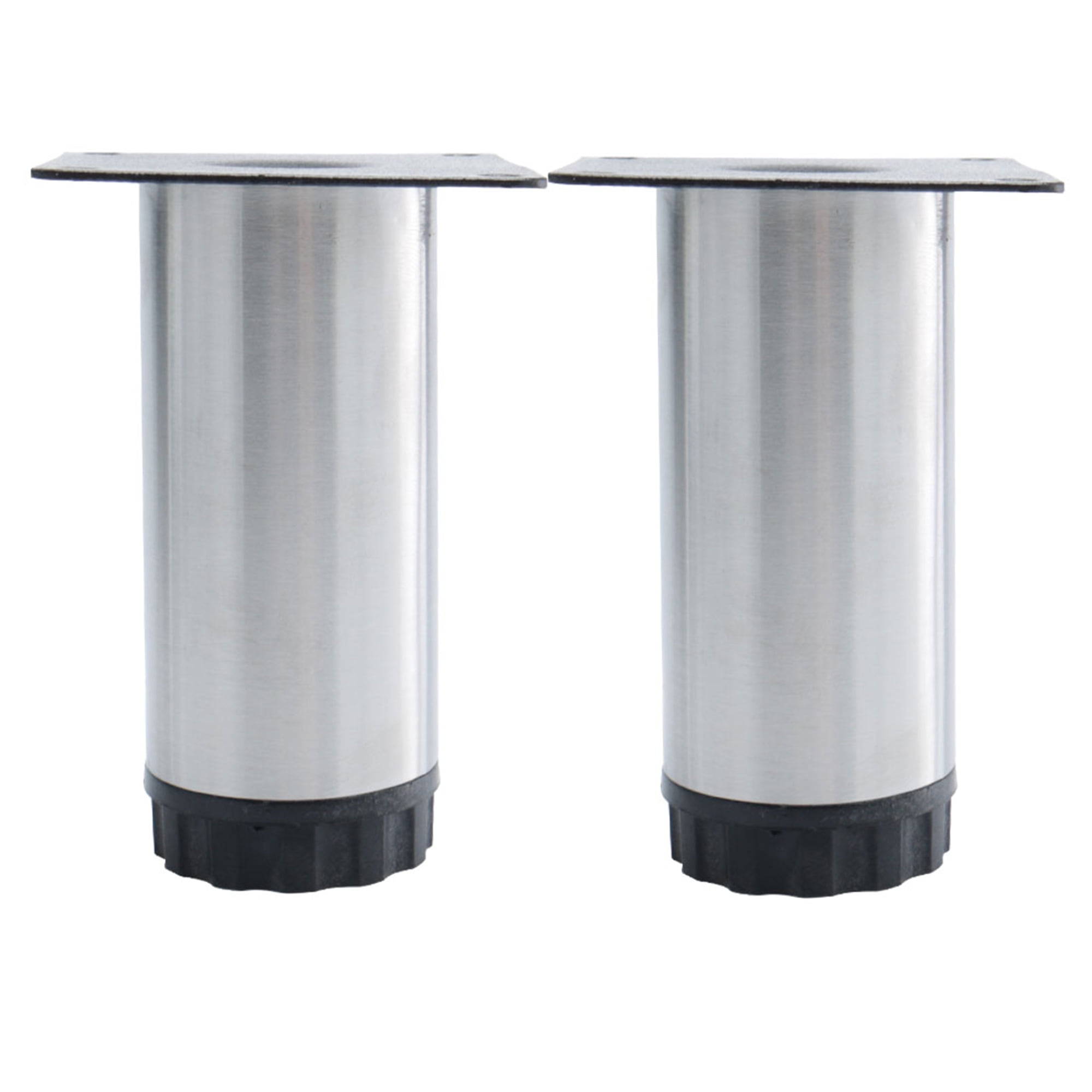 Details about   Stainless Steel Adjustable Furniture Legs Metal Round Sofa Table Cabinet Feet UK 