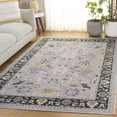 thumbnail image 3 of SAFAVIEH Bayside Aline Oriental Polyester Area Rug, Green/Beige, 6'7" x 6'7" Square, 3 of 11