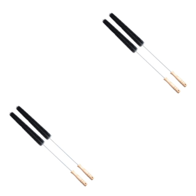 Bearachild Cepillo Flexible para bobina de frigorífico, herramienta de limpieza eficaz y Flexible, mejora el estilo de mango largo, 2 pack/lote Estilo de mango largo 2Conjunto