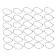 thumbnail image 1 of Earring Pendant Connector, 30pcs Earring Connectors DIY Geometric Geometric Pendant Connector Hollow  For Earrings For Bracelets For Necklaces, 1 of 8