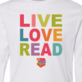 thumbnail image 4 of Inktastic Live Love Read Long Sleeve Youth T-Shirt, 4 of 5