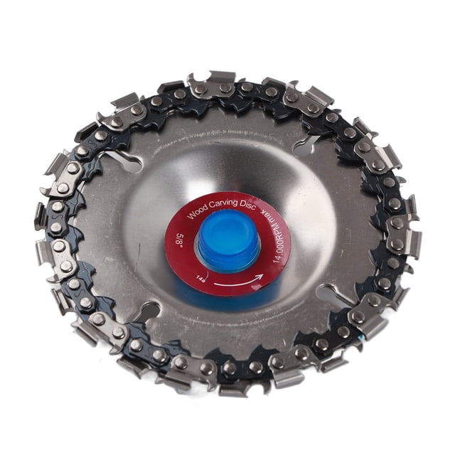 Shaping Cutting Disk,Wood Carving Disc Grinder Chain Blade Circular Plate Chainsaw Grinding Wheel Multi-Functional