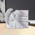 thumbnail image 4 of Estatua de ángel blanca con alas, colección encantadora, libro de hadas, artesanías decorativas, escultura de resina conmemorativa para el hogar, , 8x9,8x13,8 cm 178x98x138 cm Colco Estatua de ángel, 4 of 8