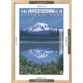 thumbnail image 3 of Mount Rainier, Reflection Lake, Scenic Framed Art Print Wall Art by Lantern Press Sold by Art.Com, 3 of 6