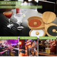 thumbnail image 4 of Margarita Salt Rimmer, 3 Tier Bamboo Bar Glass Rimmer for Cocktails, 4 of 5