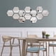 thumbnail image 1 of 12 Piezas Espejo Hexágono Acrílico Adhesivo Adhesivo de Pared Tatuajes de Espejos de Pared Pegatinas de Pared Tridimensionales Decoración de Sala de Estar Dormitorio, 1 of 5