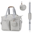 thumbnail image 1 of SPEKSEE Diaper Bag Tote with Pacifier Holder Case for Mom and Dad, Multi-Function Travel Diaper Bag with Adjustable Shoulder Strap and Insulated Pockets, 1 of 7
