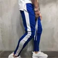 thumbnail image 3 of Mens Jogger Pants Slim Fit Hip Hop Sweatpants Streetwear Contrast Color Fashion Men Workout Pants Gyms Bottom Fitness, 3 of 5