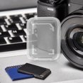 thumbnail image 4 of BESTYASH 20Pcs Transparent Card Case Memory Card Storage Holder Single Slot Compact Protective Box, 4 of 6