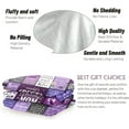 thumbnail image 6 of Gifts for Bonus Mom from Daughter, Bonus Mom Gifts on Birthday Mothers Day Thanksgiving Day Christmas, Stepmom Present, Mom in Law Present Purple Flannel Throw Blanket, 6 of 7