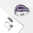 thumbnail image 6 of Everly Women's Amethyst Sterling Silver Ring, 6 of 8