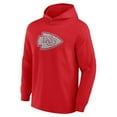 thumbnail image 2 of Men's Fanatics Red Kansas City Chiefs Elements Blaze Tri-Blend Long Sleeve Hoodie T-Shirt, 2 of 3